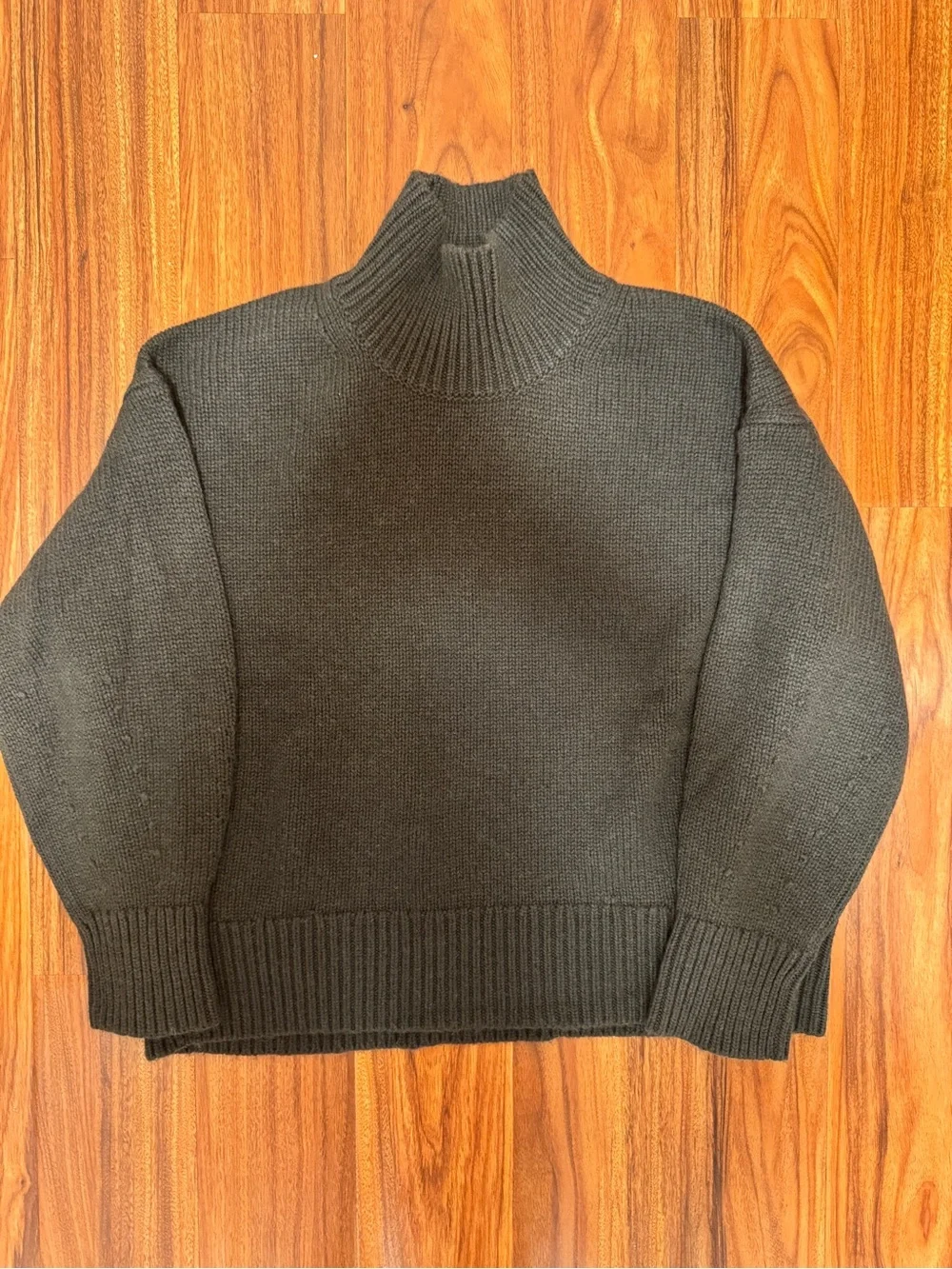 COS Chunky Funnel-Neck Wool Sweater
